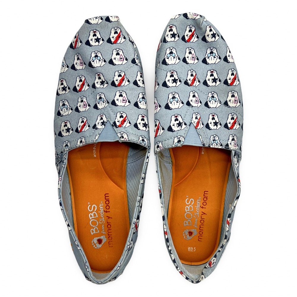 Skechers BOBS Rocker Dog Flats Womens 9.5 Blue Excellent